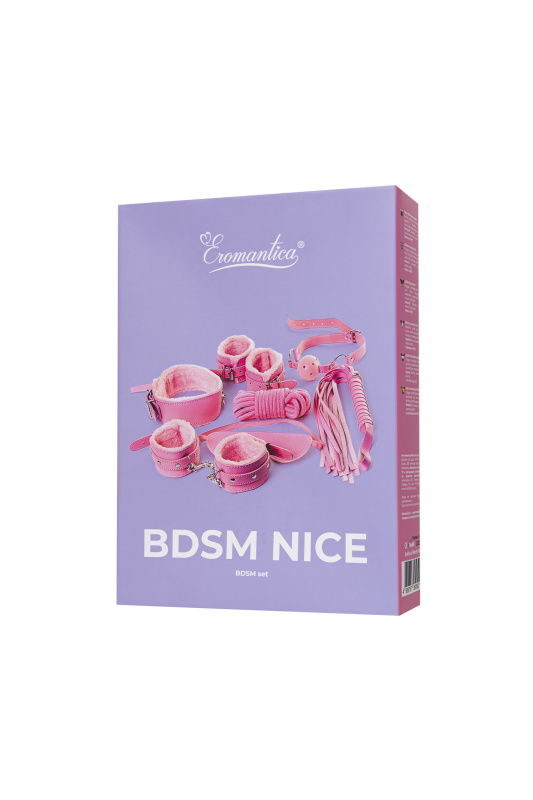 Изображение 2, Набор для ролевых игр Eromantica BDSM Nice, розовый, TFA-213114