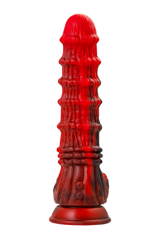 Изображение 2, Вибратор Black&Red by TOYFA Monster Tops, силикон, красно-черный, 27 см, TFA-901021