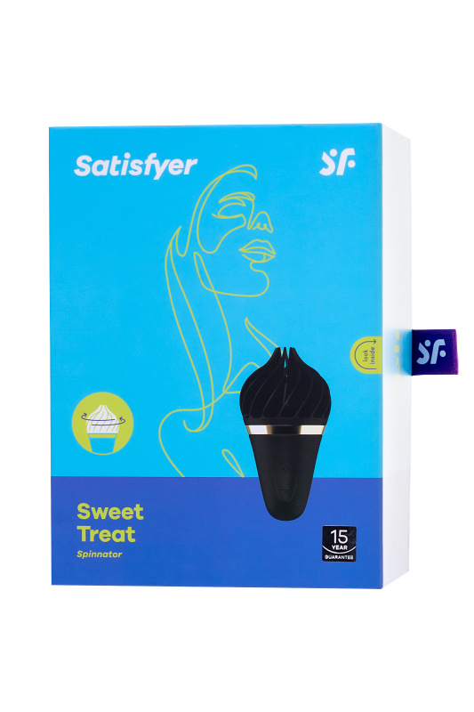 Изображение 9, Вибромассажер Satisfyer layons Sweet Treat, силикон, черный, 10,4 см., TFA-EE73-583-0719
