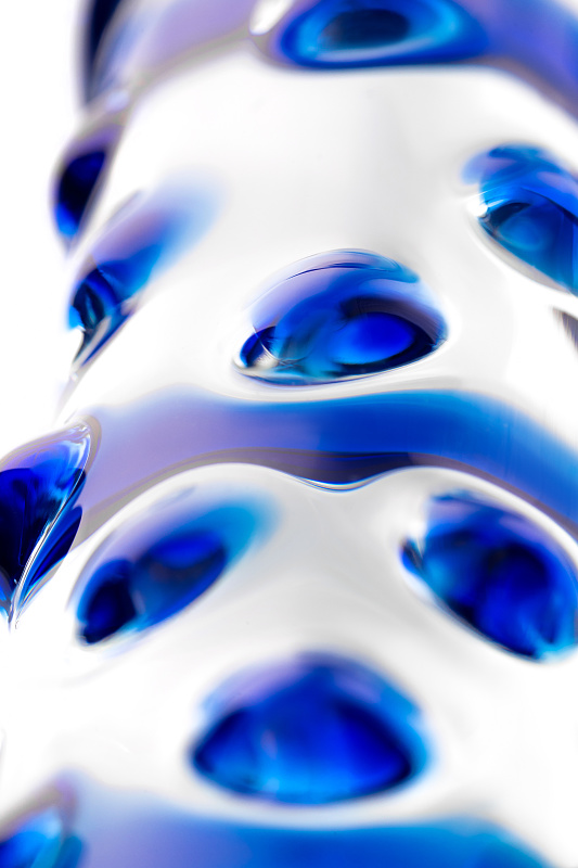 Изображение 6, Двусторонний фаллоимитатор Sexus Glass, стекло, прозрачный, 22 см, TFA-912087