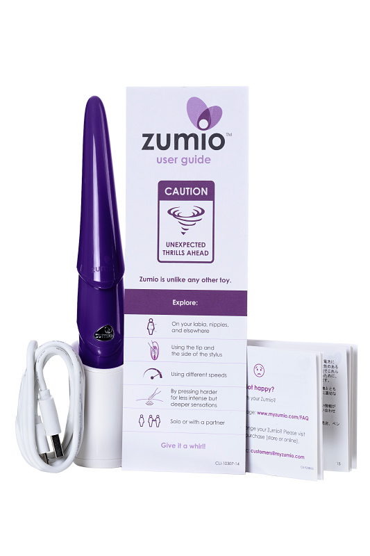 Изображение 11, Стимулятор клитора с ротацией Zumio X,фиолетовый,ABS пластик, 18 см, TFA-CLI-10300