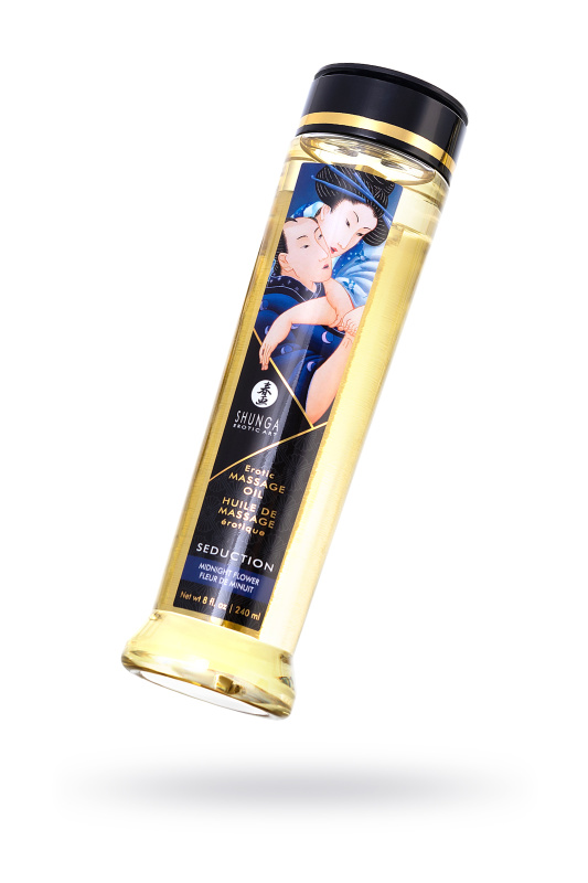 Изображение 1, Масло массажное для тела Shunga «Ночной цветок» (Seduction. Midnight Flower), 240 мл., TFA-1019