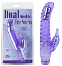 вибратор dual stimulator curve seduction фиолетовый 83060-PURPLE