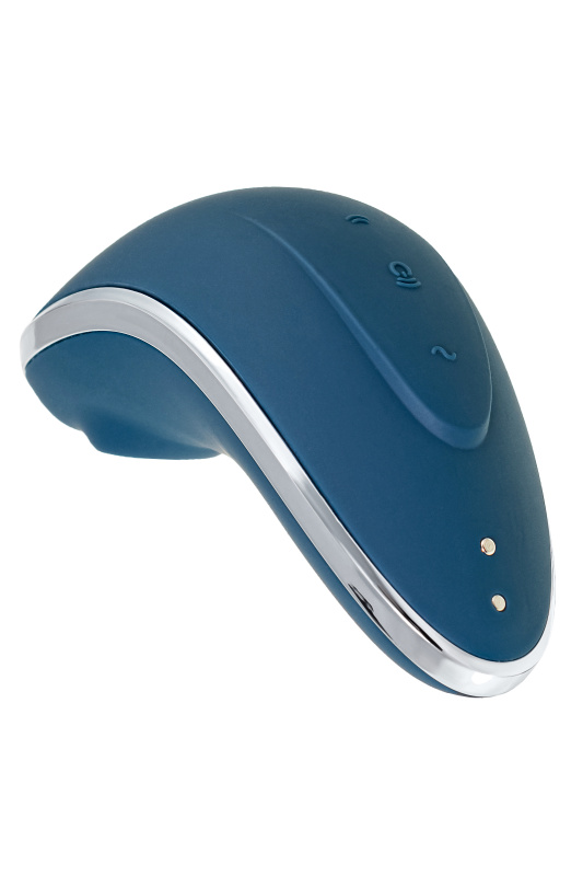 Изображение 3, Вакуум-волновой бесконтактный стимулятор клитора Satisfyer Vulva Lover 1, силикон, синий, TFA-4018591