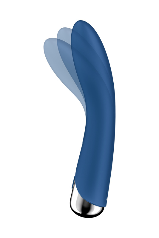 Изображение 5, Вибратор для точки G с ротацией Satisfyer Spinning Vibe 1, силикон, синий, 17,8 см, TFA-4048703 Изображение 5, Вибратор для точки G с ротацией Satisfyer Spinning Vibe 1, силикон, синий, 17,8 см, TFA-4048703