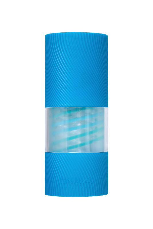 Изображение 3, Нереалистичный мастурбатор TENGA SPINNER Мастурбатор PIXEL COOL, TPE, голубой, 14 см, TFA-SPN-004C