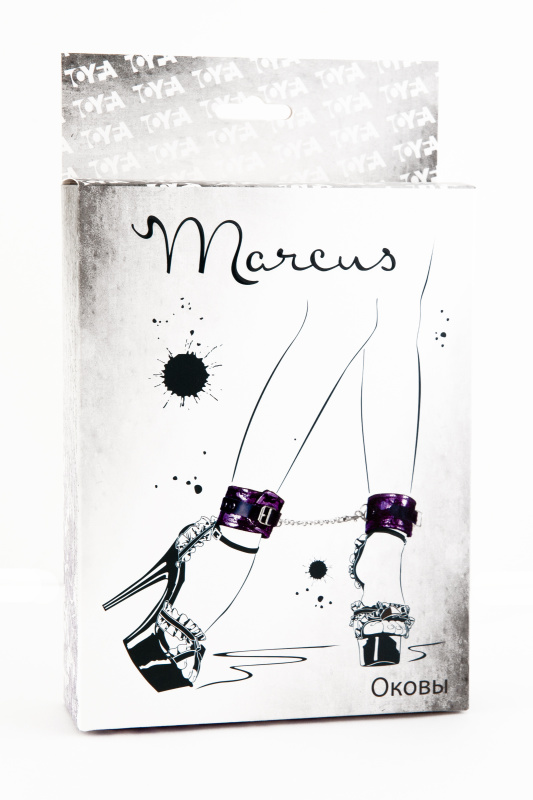 Изображение 3, Кружевные поножи TOYFA Marcus, пурпурный, 46 см., TFA-712003