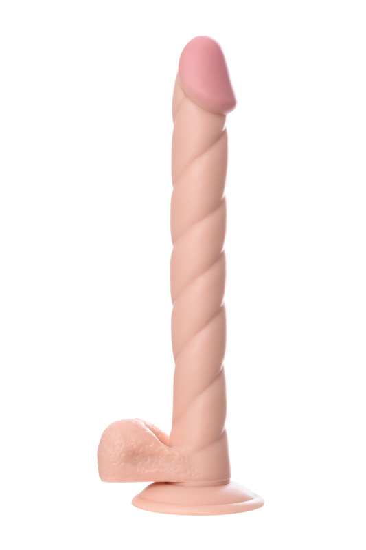 Изображение 3, Реалистичный фаллоимитатор TOYFA RealStick Nude, PVC, телесный, 31,5 см, TFA-582014
