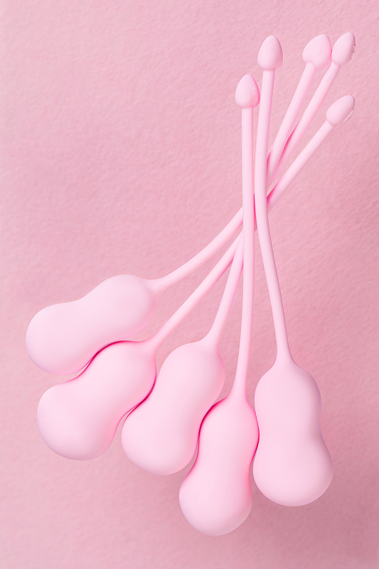 Изображение 12, Набор вагинальных шариков Flovetta by Toyfa TULIPS, силикон, розовый, 5,3 см, TFA-457710