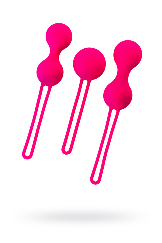 Изображение 1, Вагинальные шарики A-Toys by TOYFA Redvil, силикон, розовые, 16,5 см, TFA-764005