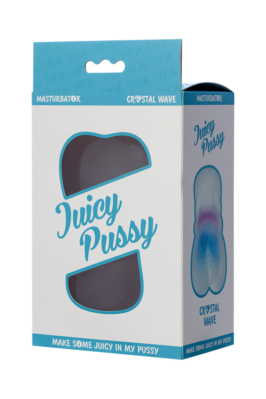 Изображение 7, Мастурбатор реалистичный TOYFA Juicy Pussy Crystal Wave, TPE, 13,5 см, TFA-894002