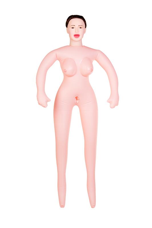 Изображение 2, Кукла надувная Dolls-X by TOY Gabriella с реалистичной головой, брюнетка, с тремя отверстиями, TFAM-117017