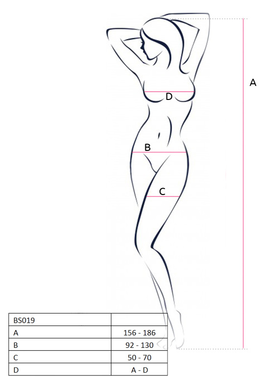 Изображение 6, Костюм-сетка Passion Erotic Line, белый, OS, TFA-BS019-W