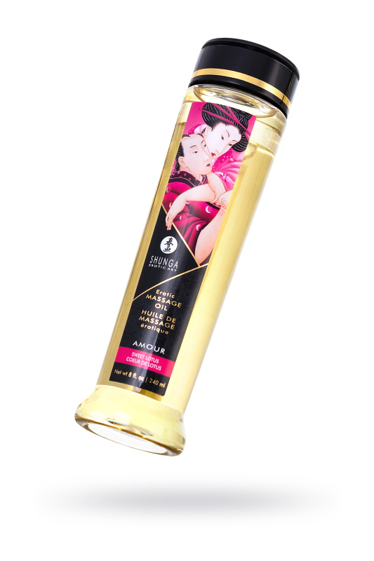 Изображение 1, Масло массажное для тела Shunga «Сладкий лотос» (Amour Sweet Lotus), 240 мл, TFA-1023