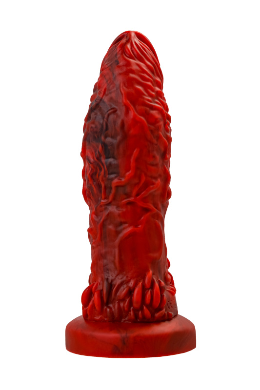Изображение 3, Вибратор Black&Red by TOYFA Monster Docus, силикон, красно-черный, 20 см, TFA-901020