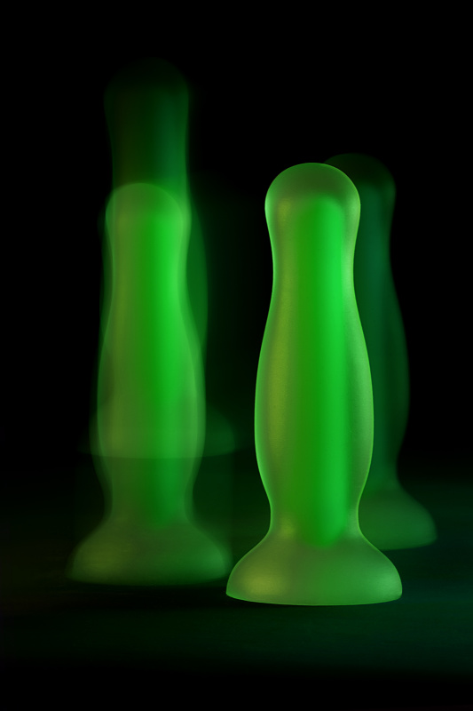 Изображение 13, Анальная втулка светящаяся в темноте Beyond by Toyfa Mortimer Glow, силикон, прозрачный, 12,5 см, TFA-873006
