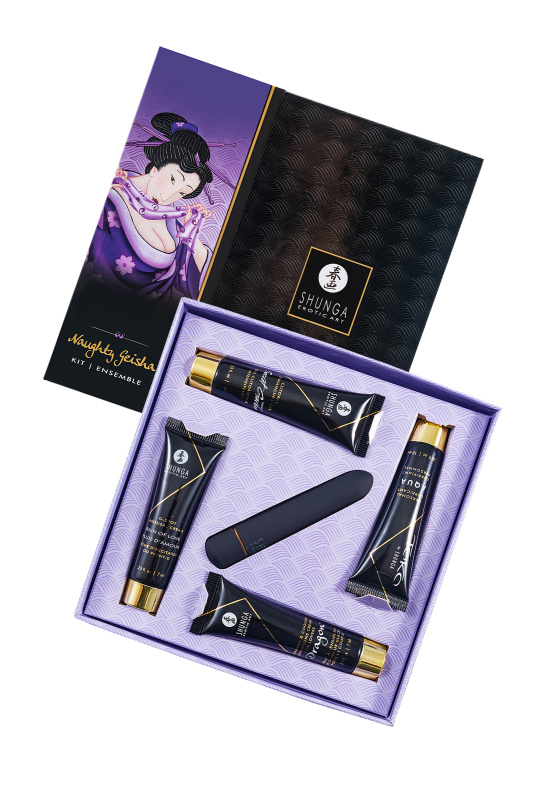 Изображение 1, Набор Shunga «Шаловливая Гейша» (Naughty Geisha), 4 средства + вибропуля, FER-8269