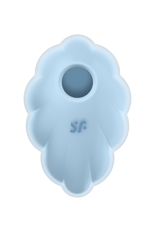 Изображение 2, Вакуумный стимулятор клитора Satisfyer Cloud Dancer, силикон, голубой, 9 см, TFA-J2018-275-2