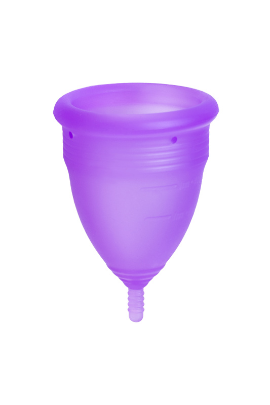 Изображение 3, Гигиеническая менструальная чаша Eromantica, силикон, фиолетовая, S, FER-210339