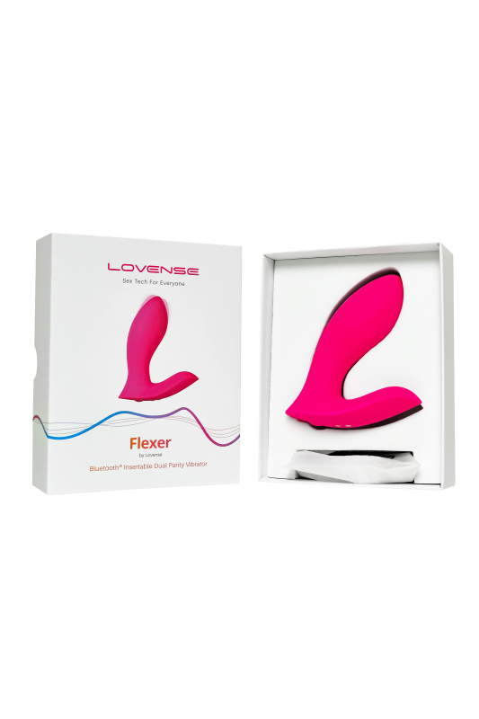 Изображение 11, Вибратор Flexer Lovense, силикон, розовый, 10,1 см, TFA-LE-25