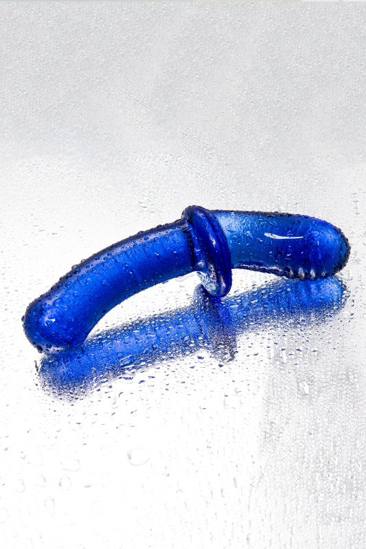 Изображение 15, Двусторонний фаллоимитатор Satisfyer Double Crystal, стекло, голубой, 19,5 см, TFA-4045931