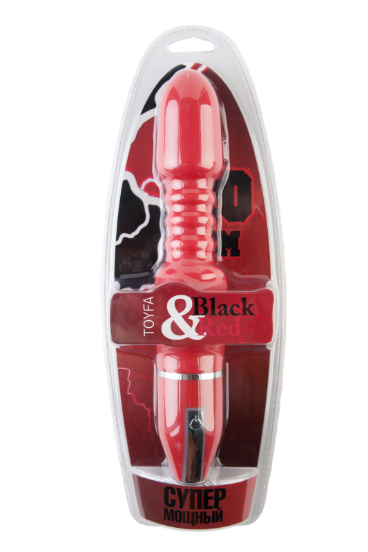Изображение 3, Анальный стимулятор Black & Red by TOYFA, силикон, красный, 28 см, TFA-901351-9