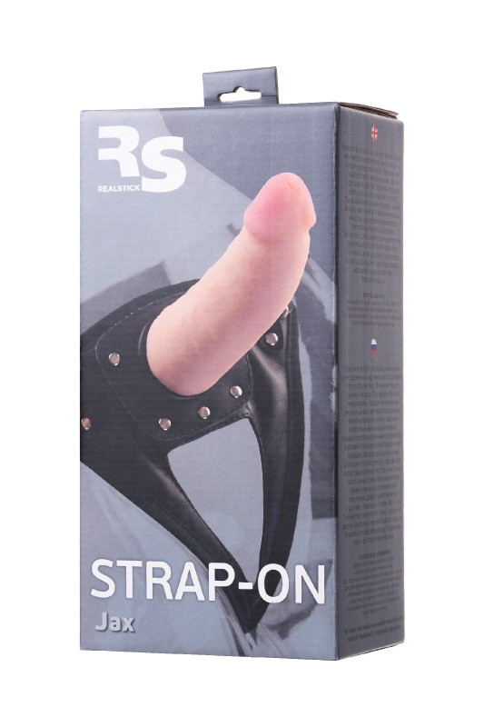 Изображение 11, Страпон на креплении TOYFA RealStick Strap-On Jax, TPR, телесный, 17,9 см, TFA-972002