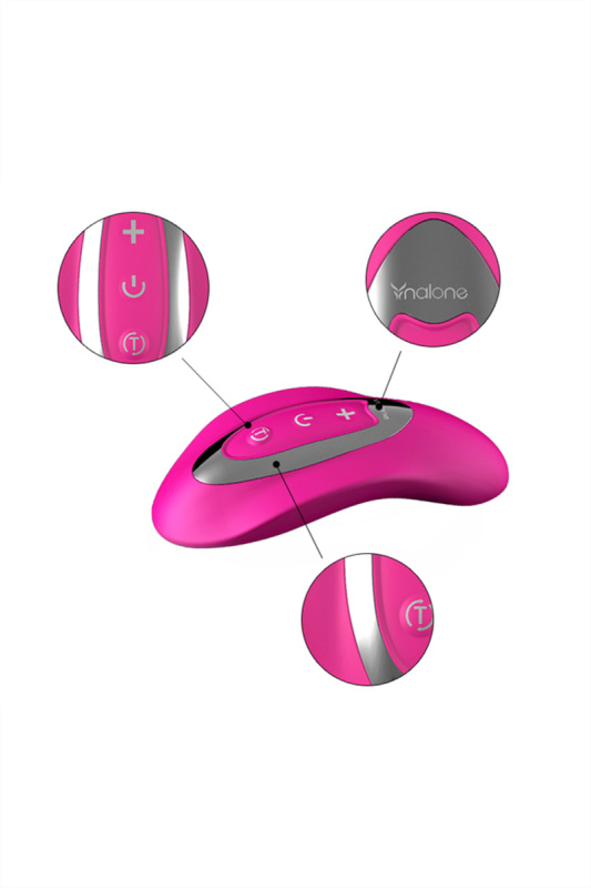 Изображение 6, Вибромассажер Nalone Curve, силикон, розовый, 11,5 см, TFA-VS-VR17