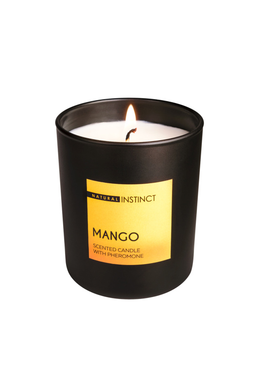 Изображение 2, Свеча ароматическая с феромонами Natural Instinct, манго, 180 гр., FER-5902