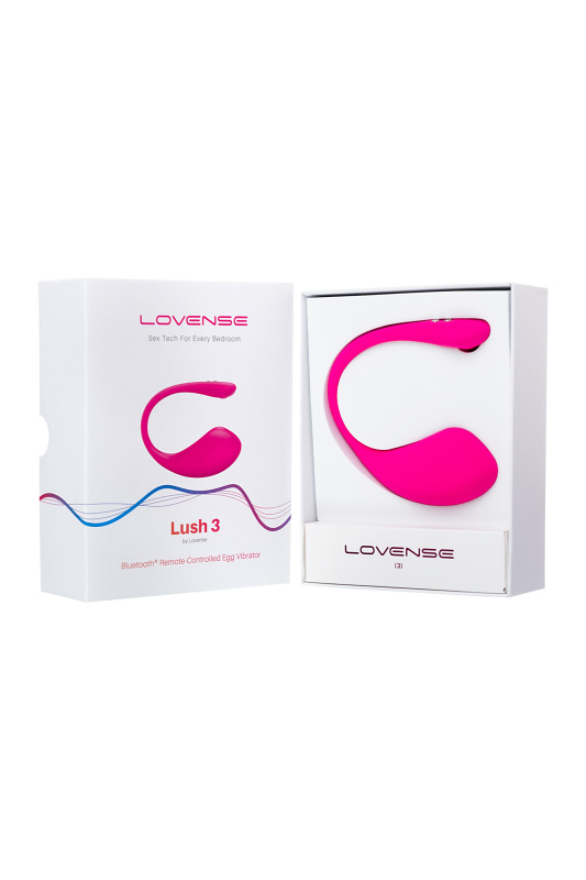 Изображение 10, Виброяйцо LOVENSE Lush 3, силикон, розовый, 18 см, TFA-LE-10