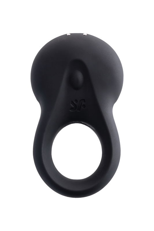 Изображение 3, Эрекционное кольцо на пенис Satisfyer Signet, силикон, черный, 8 см., TFA-J2008-22