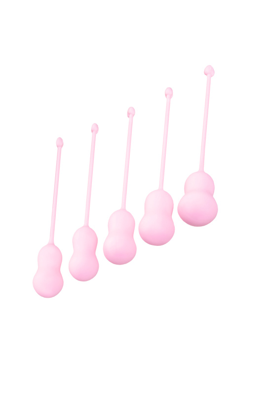 Изображение 2, Набор вагинальных шариков Flovetta by Toyfa TULIPS, силикон, розовый, 5,3 см, TFA-457710
