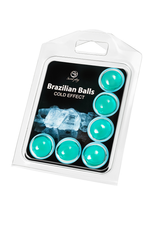 Массажное масло SECRET PLAY BRAZILIAN BALLS, с охлаждающим эффектом, 6 х 4 гр, TFA-3613-1