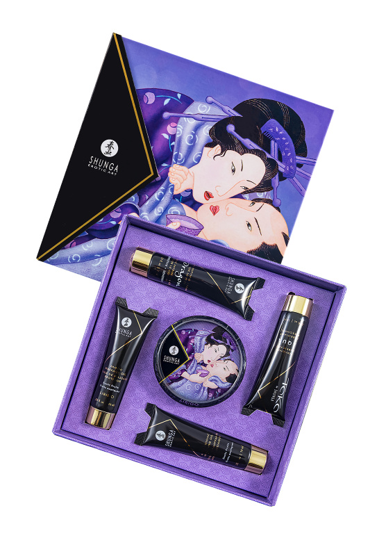 Набор Shunga «Секрет Гейши» (Geisha's Secret), 5 средств, аромат экзотические фрукты, FER-8202
