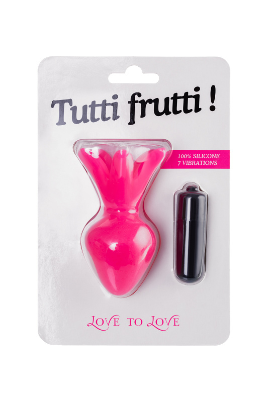 Изображение 7, Анальная пробка + стимулятор клитора Love to Love Tutti Frutti, силикон, розовый, 8,5 см., TFA-6030684