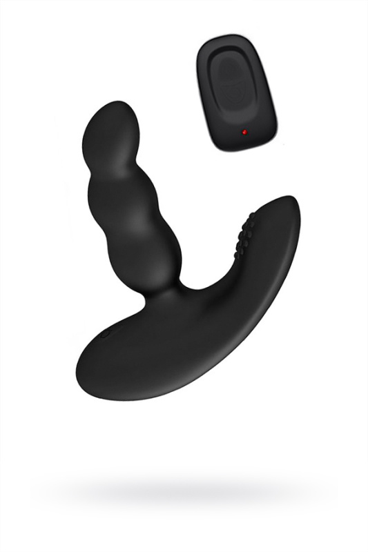 Изображение 1, Стимулятор простаты Levett Nitoc, силикон, черный, 12,5 см, TFA-17048