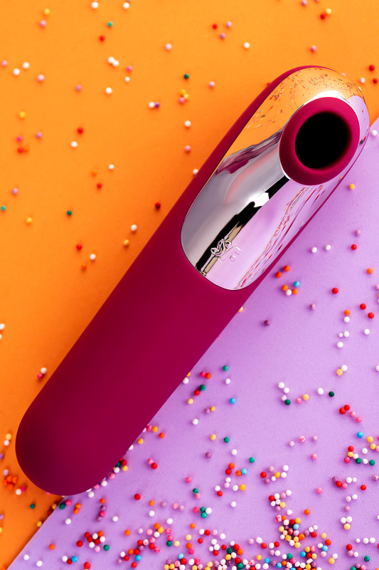 Изображение 18, Вакуум-волновой стимулятор клитора Satisfyer Dual Love Connect App, силикон, красный, 16 см., TFA-J2018-99-2