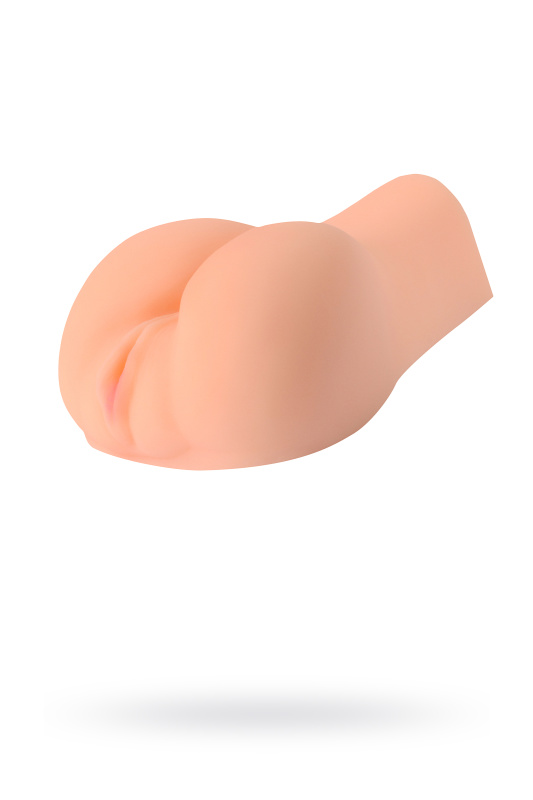 Вибромастурбатор реалистичный вагина+анус, XISE, TPR, телесный, 17 см., TFA-XS-MA60010