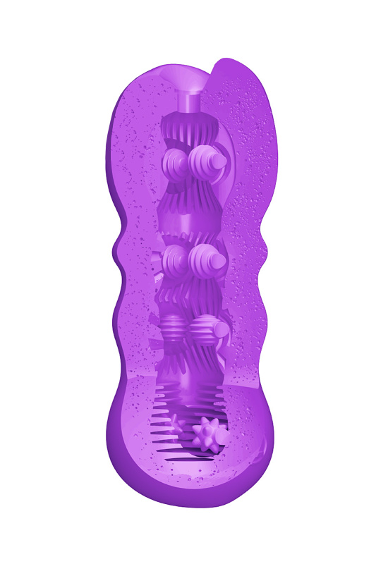 Изображение 6, Мастурбатор нереалистичный MensMax FEEL CRASH, TPE, фиолетовый, 14,2 см, TFA-MM-45