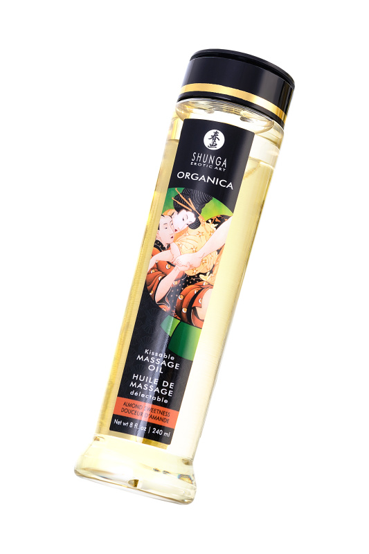 Изображение 4, Масло для массажа Shunga Organica Almond Sweetness, натуральное, возбуждающее, миндаль, 240 мл., TFA-271112