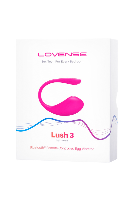Изображение 8, Виброяйцо LOVENSE Lush 3, силикон, розовый, 18 см, TFA-LE-10