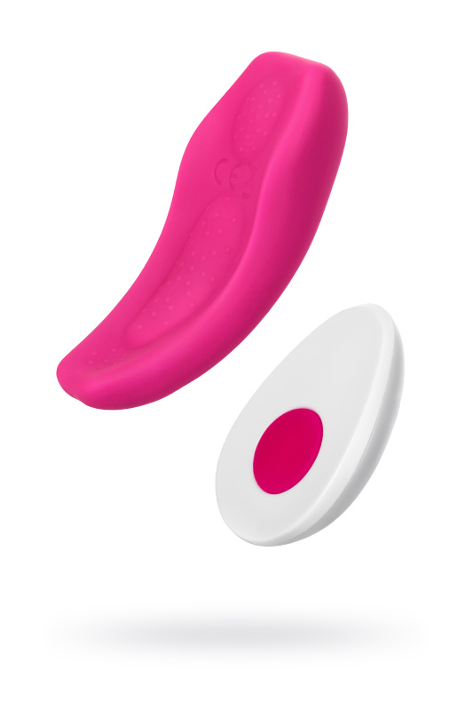 Изображение 1, Клиторальный вибратор в трусики JOS FLIRTY, силикон, розовый, 9,3 см, TFA-782022