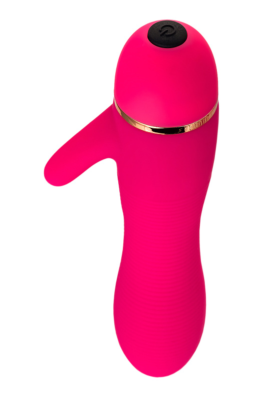 Изображение 6, Вибратор TOYFA A-Toys с клиторальным стимулятором, силикон, розовый, 15 см, TFA-761024