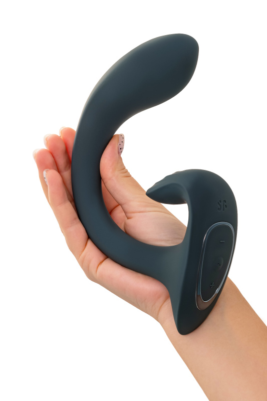 Изображение 6, Вагинально-клиторальный вибратор Satisfyer G for Goddess 1, темно-серый, 27 см, TFA-4065892
