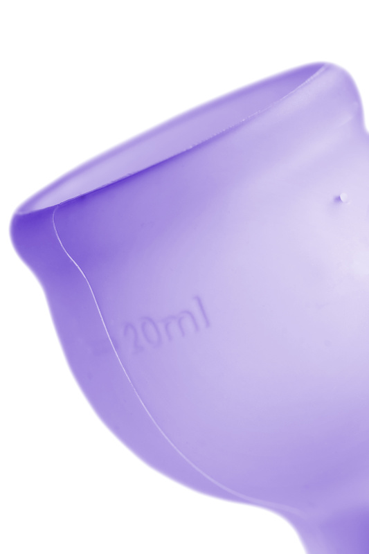 Изображение 13, Менструальная чаша Satisfyer Feel Secure, 2 шт в наборе, силикон, фиолетовый, FER-J1766-4