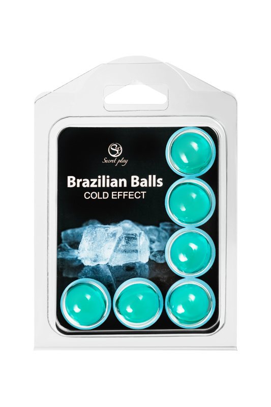 Изображение 2, Массажное масло SECRET PLAY BRAZILIAN BALLS, с охлаждающим эффектом, 6 х 4 гр, TFA-3613-1