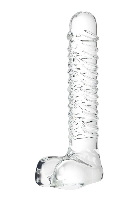 Изображение 2, Нереалистичный фаллоимитатор Sexus Glass, стекло, прозрачный, 21 см, TFA-912297