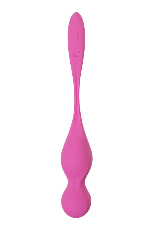 Изображение 2, Вагинальные шарики с вибрацией Satisfyer Love Birds 1 Connect App, розовый, 22,2 см, TFA-4002927