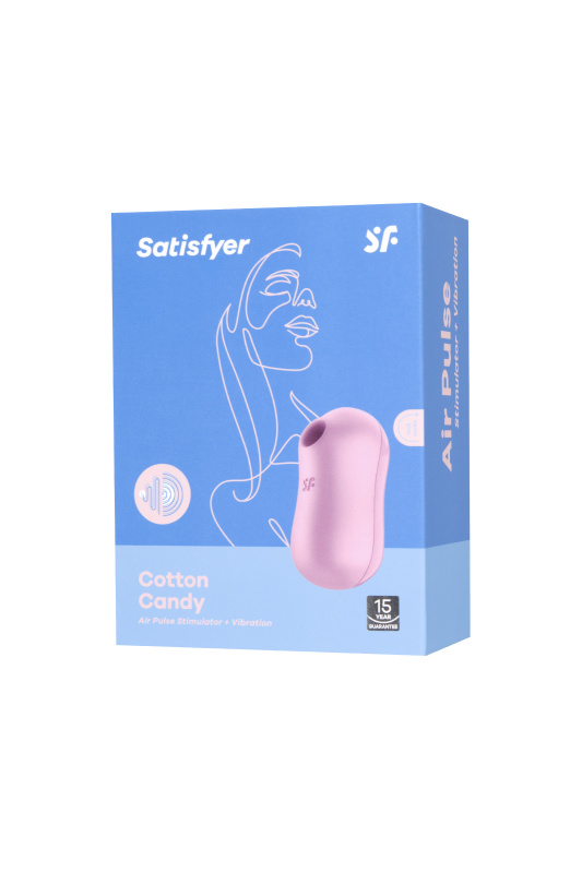Изображение 13, Вакуум-волновой бесконтактный стимулятор клитора Satisfyer Cotton Candy, силикон, фиолетовый, TFA-J2018-270-2