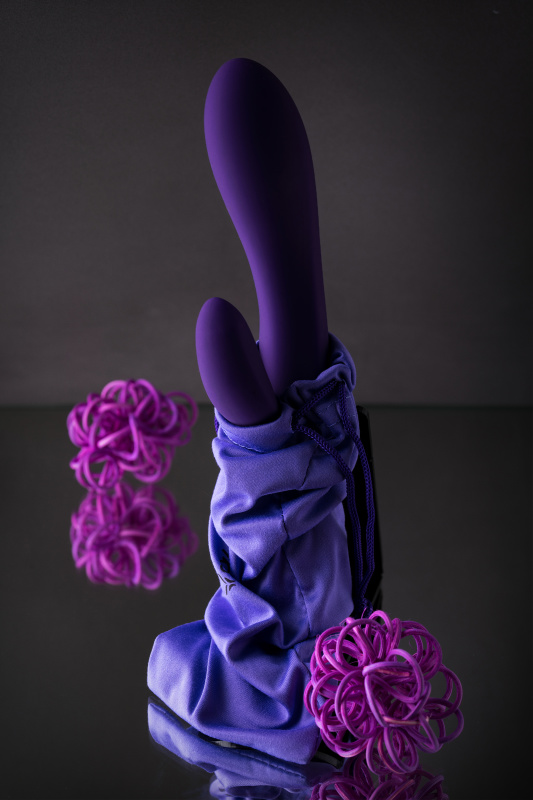 Изображение 16, Вибратор с клиторальным стимулятором Nalone Rhythm X2, силикон, фиолетовый, 21,6 см, TFA-VS-VR42